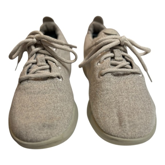 Allbirds Wool Runners Size 9 Women’s Beige Wool Running Shoes Low Top Lace Up - Picture 3 of 15
